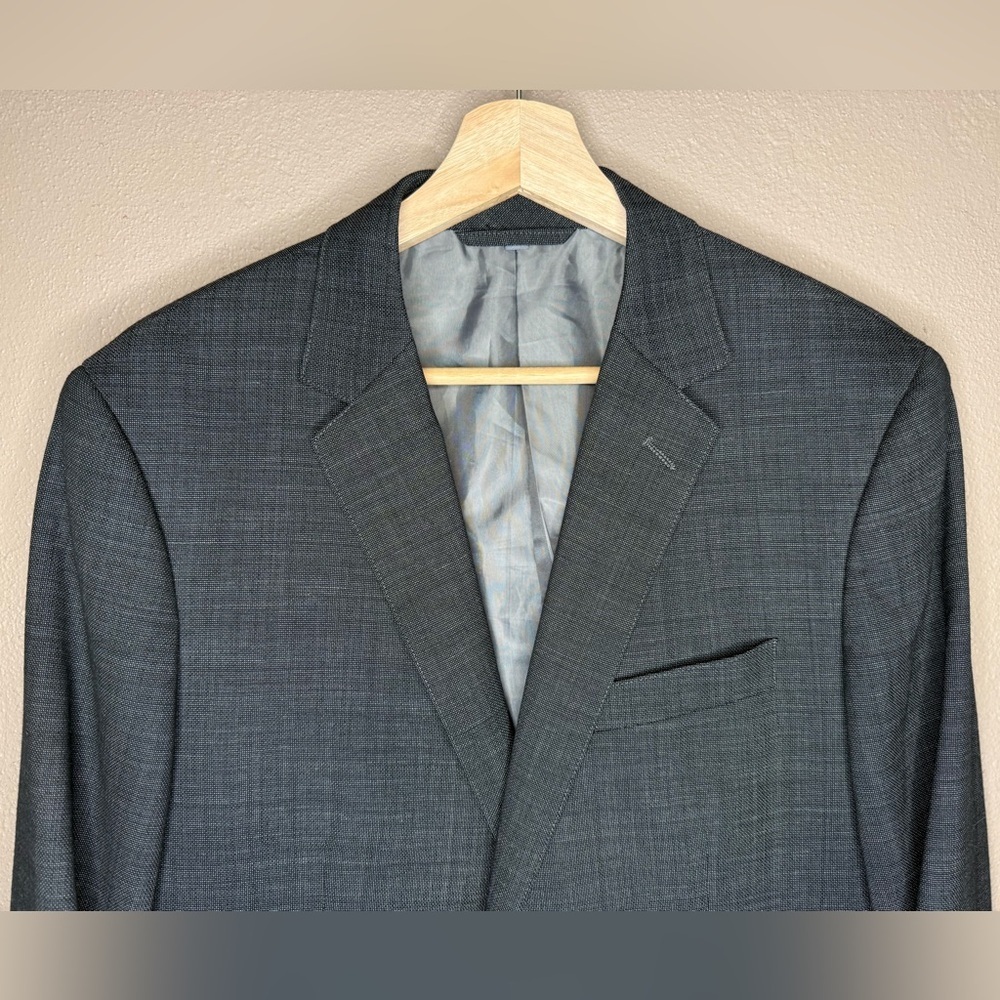 Bonobos Men's Jetsetter Wool Blazer Gray Size 38R Professional Tailored Stretch - Picture 3 of 16